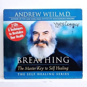 Andrew Weil Breathing Master Key to Self Healing 2‎ CD Set Yoga Meditation W445